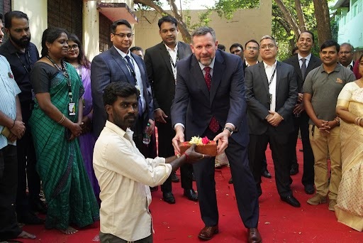 Guidehouse builds sanitation facilities at the Jaigopal Garodia Government Girls Higher Secondary School