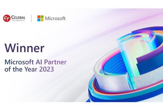 Celebal Technologies recognized as the winner of 2023 Microsoft AI Partner of the Year