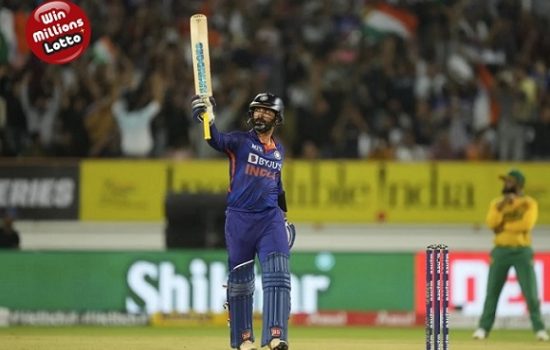 Cricket star Dinesh Karthik is next to join forces with Win Millions Lotto to help Indian charities