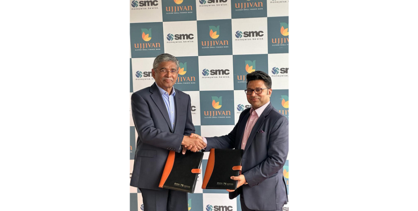 SMC Global Securities Limited partners with Ujjivan Small Finance Bank to offer 3-in-1 Accounts to its customers