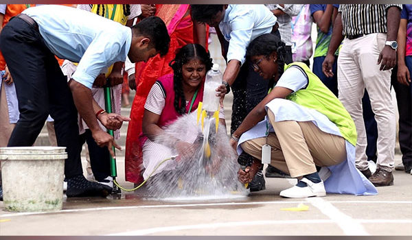 Space Zone India Ignites Young Minds: Aerodynamic Workshop at Ramakrishna Vidyalaya Matriculation Higher secondary school, Padunelli, Kanchipuram district