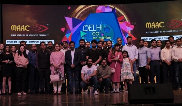 MAAC students celebrate excellence in Animation & VFX at 11th DELHI CG ANIMATION AWARDS