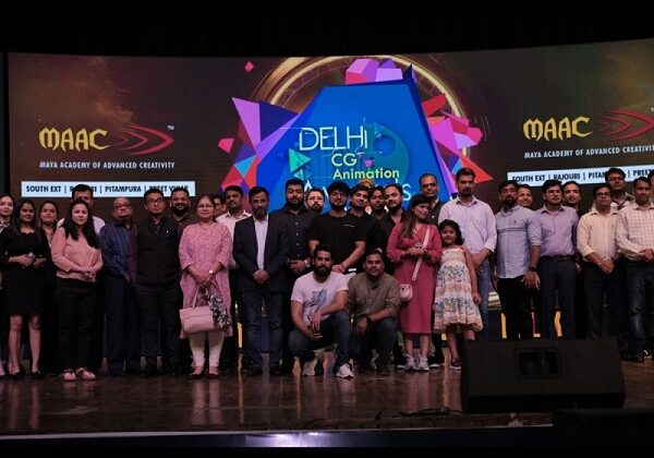 MAAC students celebrate excellence in Animation & VFX at 11th DELHI CG ANIMATION AWARDS