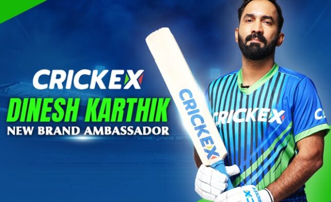 Crickex Welcomes Dinesh Karthik As A New Brand Ambassador