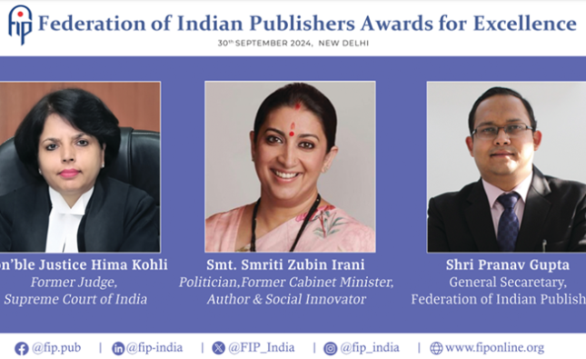 The Federation of Indian Publishers Gears Up for the 44th Awards for Excellence in Book Production 2024