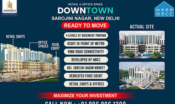 Downtown Sarojini Nagar: Ready-to-Move-In Retail and Office Spaces Just Steps Away from Sarojini Nagar Market and Metro Station!