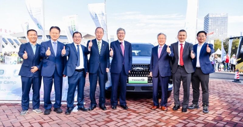 Ban Ki-moon Attends Chery RIDE GREEN LIFE in the Tiggo 9 PHEV, Promoting Green Travel