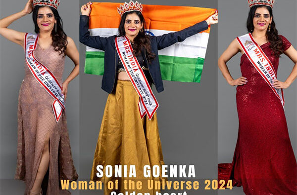 Sonia Goenka from MIQS Won Golden Heart at Woman of the Univesre 2024 at Istanbul, Turkey