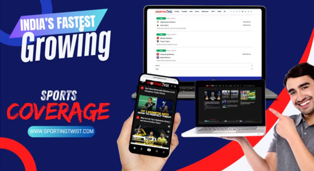 SportingTwist: India’s Fast-Growing Sports Hub Delivering Live Scores, Updates & Insights on Cricket, IPL 2025 & Global Sports